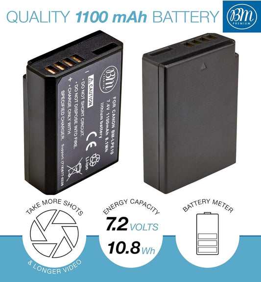 LP-E10 Battery pack of 2